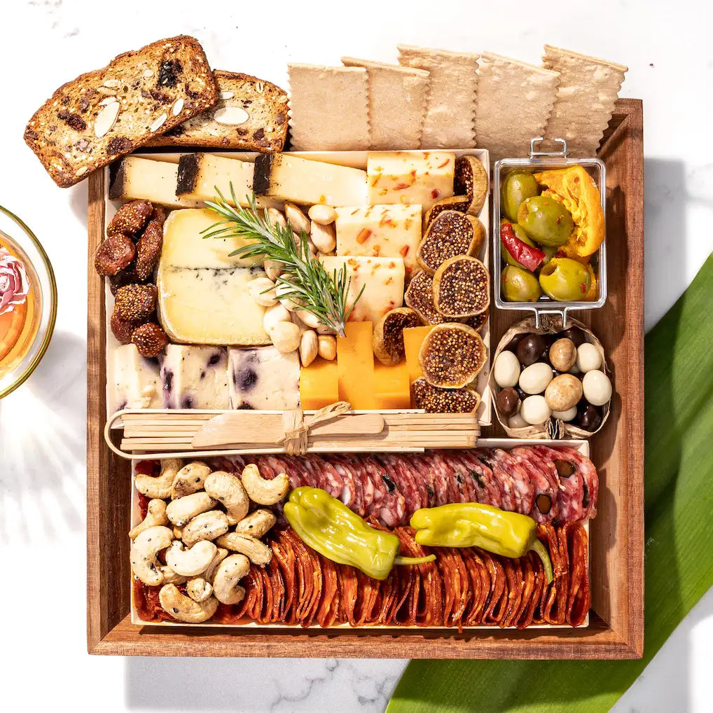 meat and cheese charcuterie board