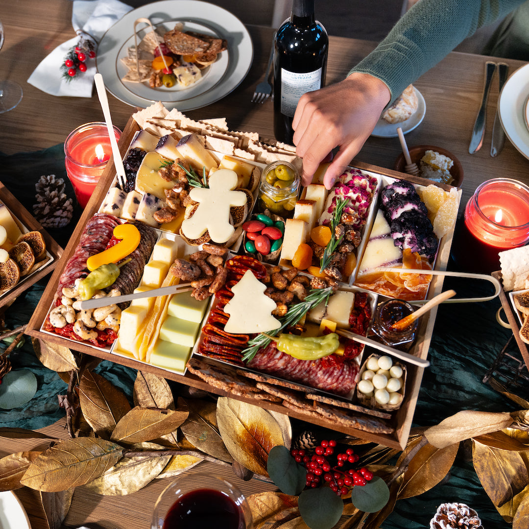 Happy Holidays Arte Cheese & Charcuterie Board - E-Gift