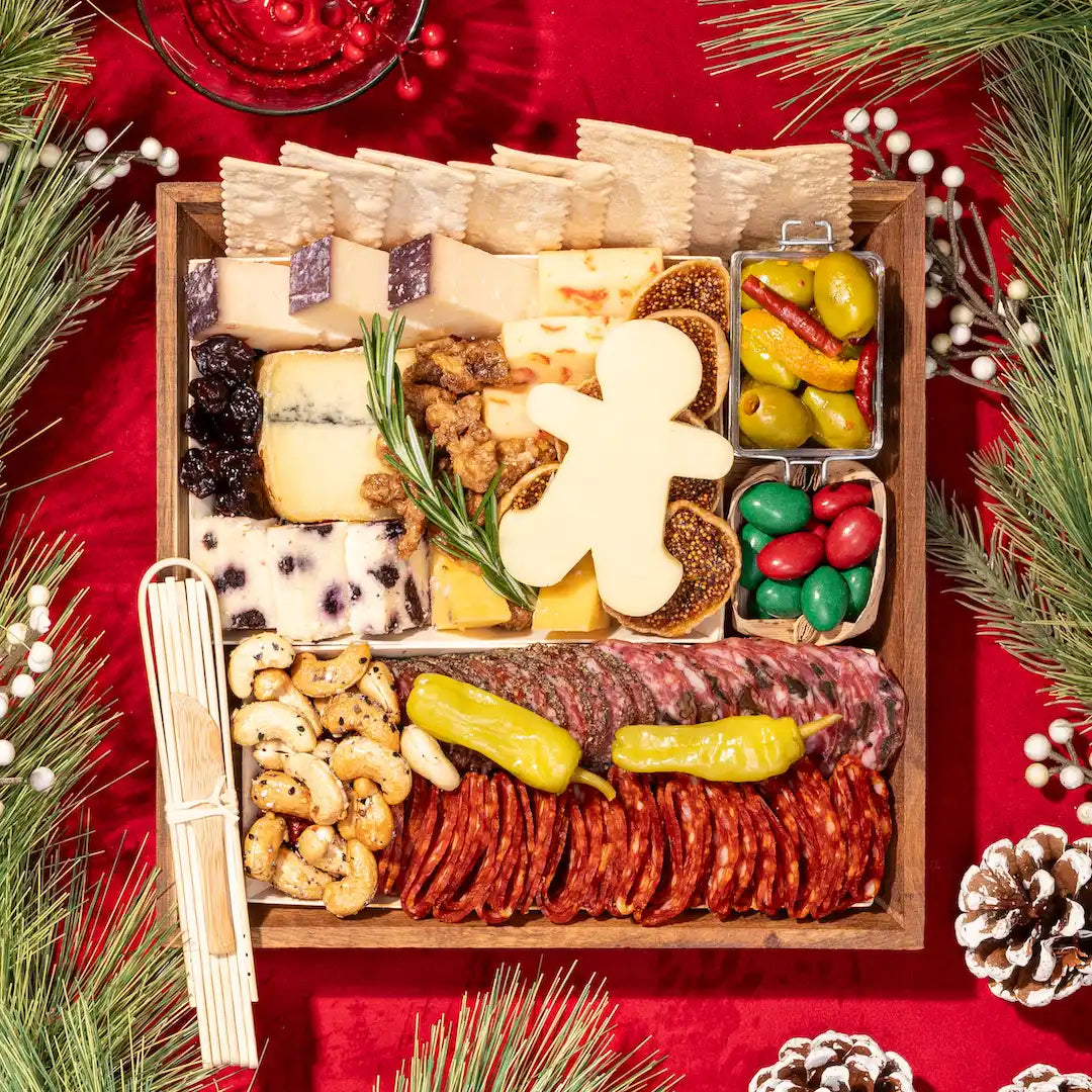 Happy Holidays Ciccetti Cheese & Charcuterie Board - E-Gift